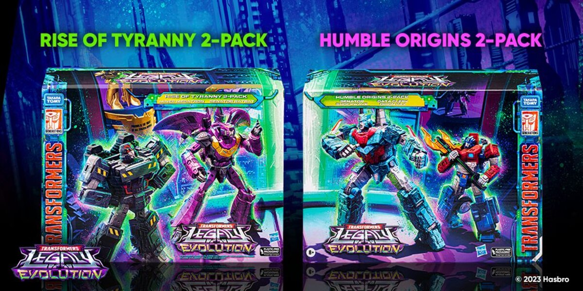 Transformers Toys Legacy Evolution Voyager Senator Shockwave & Deluxe Data Clerk Orion Pax Humble Origins 2 Pack  (11 of 11)
